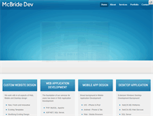 Tablet Screenshot of mcbridedev.com
